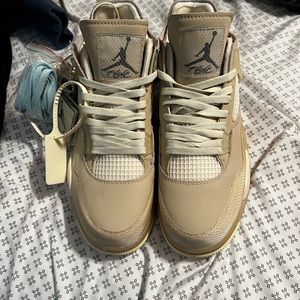 jordan4 retro off-white sail